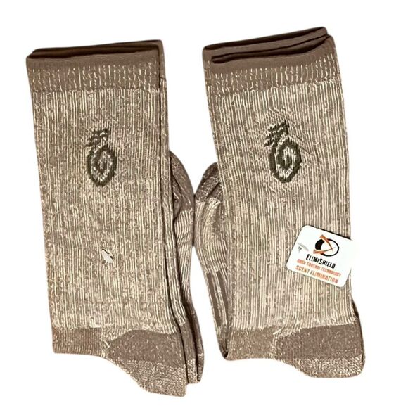 Outdoor Obsession Men's Merino Wool Blend Scent Elimination Socks, 2 Pairs, NWT - Picture 1 of 4